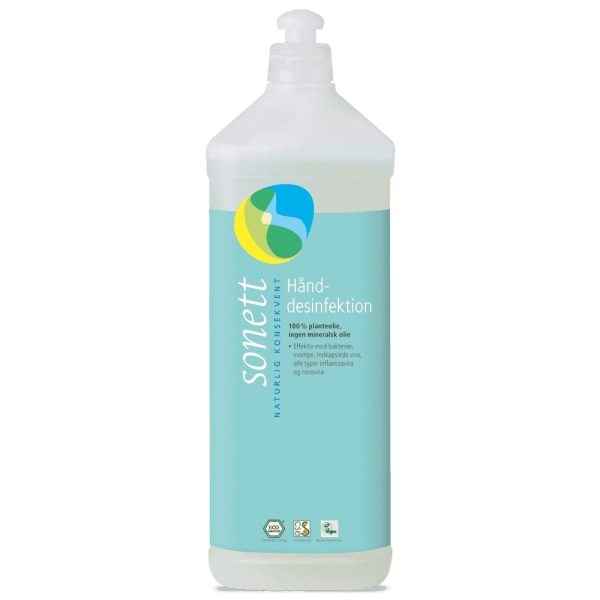 Desinfeksjonsmiddel, hender,1 l, økologisk, Sonett