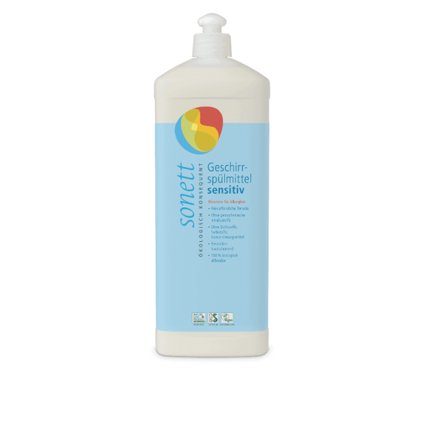 Oppvaskmiddel, sensitiv, 0,5 l, økologisk, Sonett