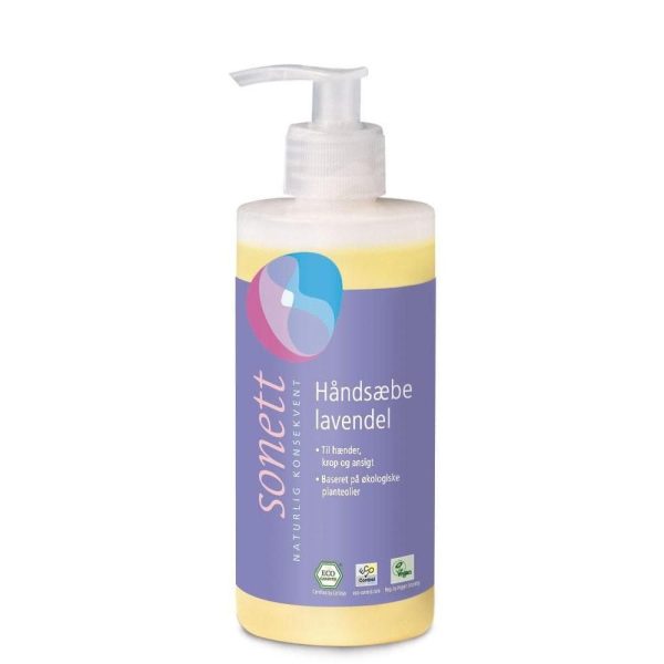 Håndsåpe, lavendel, 300 ml, økologisk, Sonett