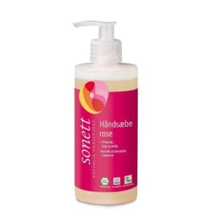 Håndsåpe, rose, 300 ml, økologisk, Sonett