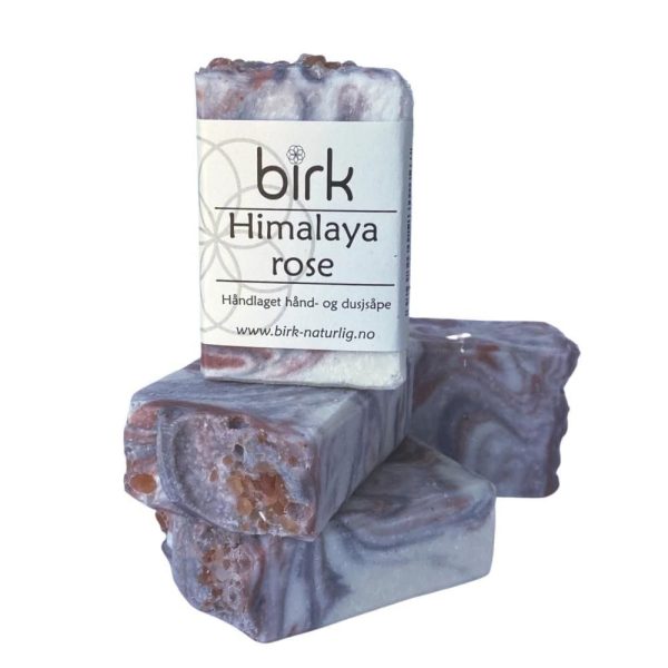 Såpestykke, himalayarose, Birk, 90 g