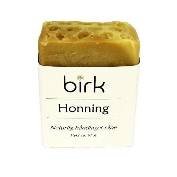 Såpestykke, honning, Birk, 95 g